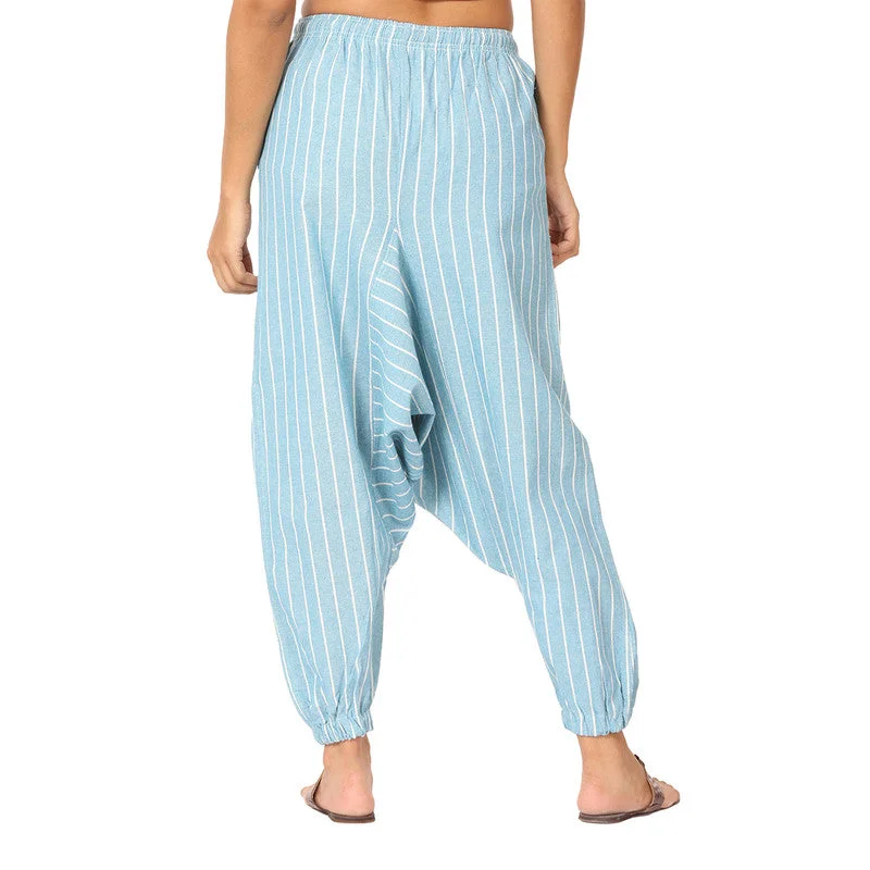 aatman-cotton-harem-pants-for-women-blue-stripes-bt01026-080524