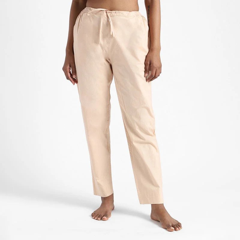 Organic Cotton Women Pants | Slim Fit | Sandal Wood