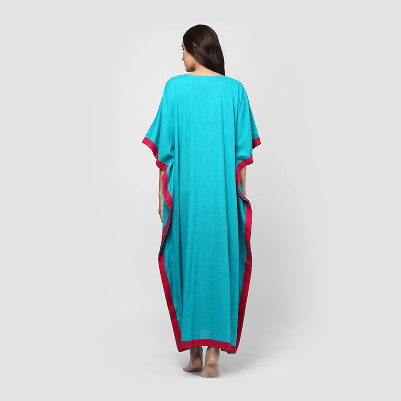 unidraa-cotton-tie-up-waist-kaftan-blue-tks011-19722