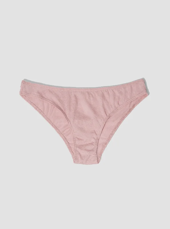 100% Organic Cotton Tanga - Mauve