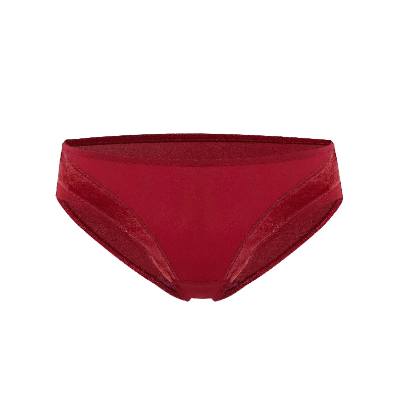 Velvet Low-Waist Brief