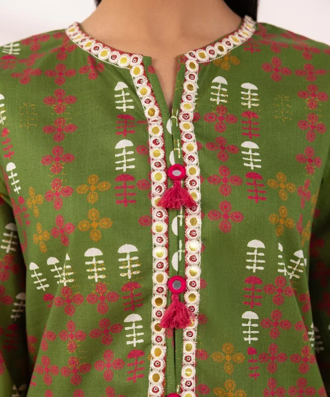 Embroidered Crosshatch Shirt