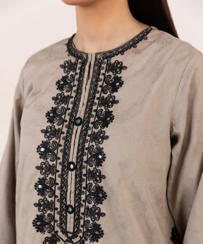 Embroidered Jacquard Shirt