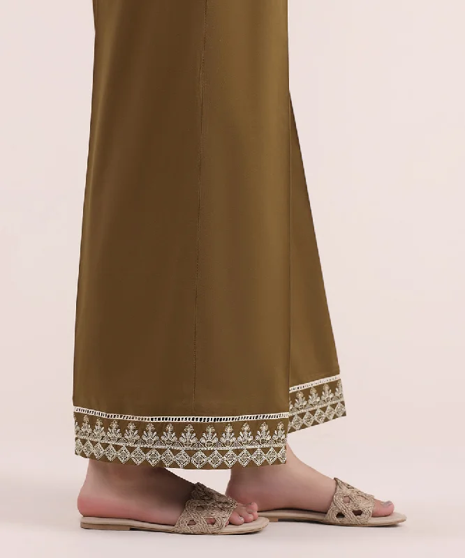 Embroidered Cambric Culottes