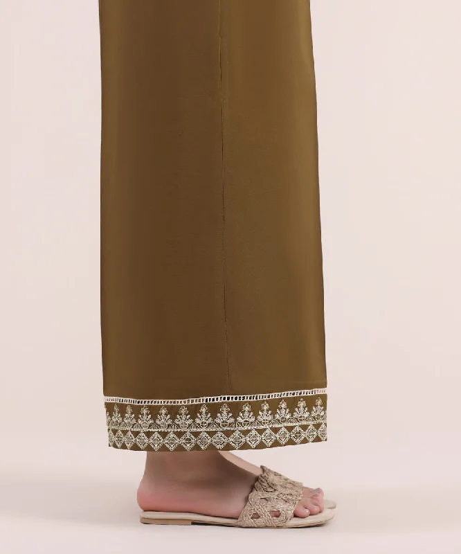 Embroidered Cambric Culottes