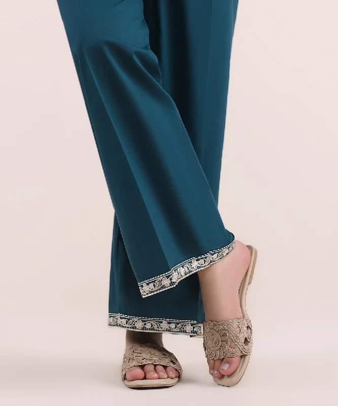 Embroidered Cambric Culottes