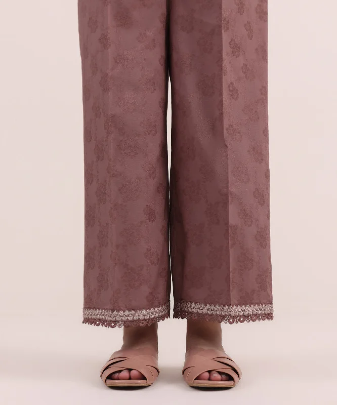 Embroidered Jacquard Culottes