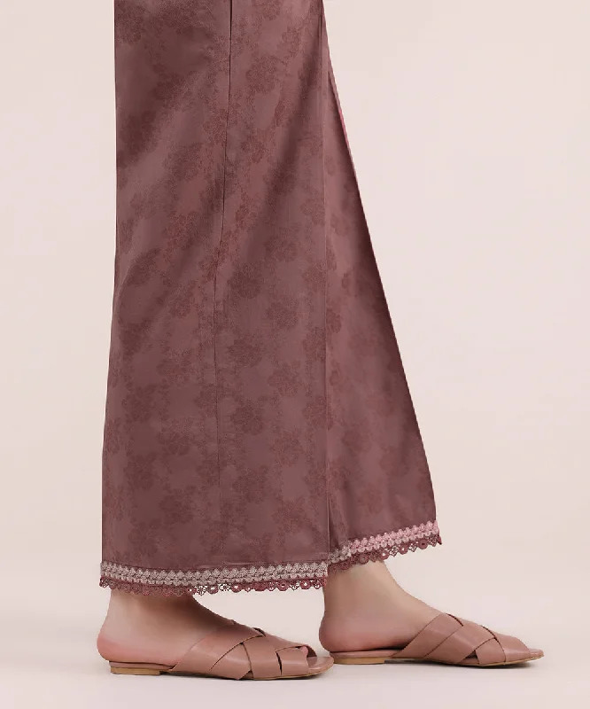 Embroidered Jacquard Culottes