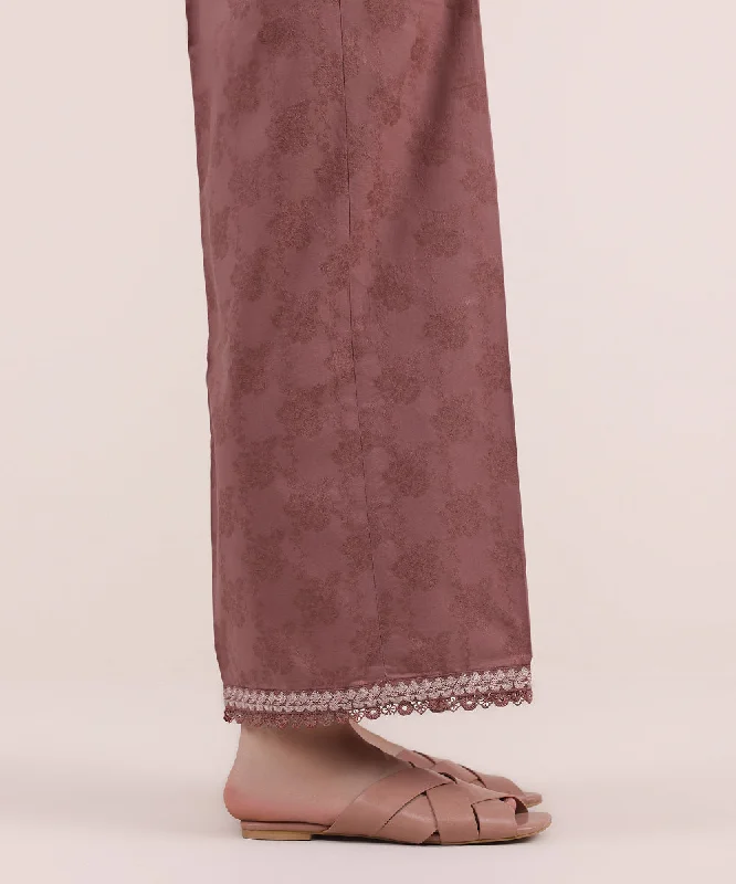 Embroidered Jacquard Culottes