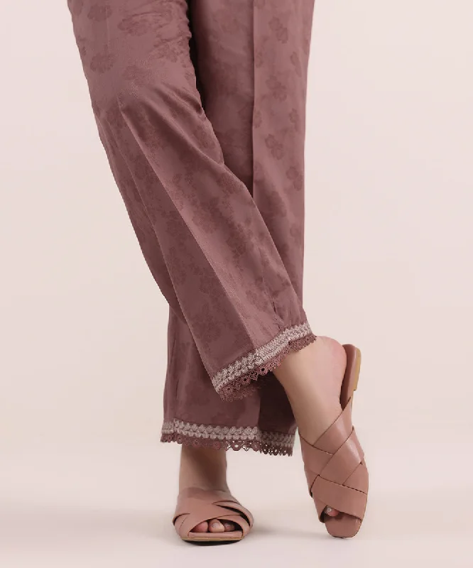 Embroidered Jacquard Culottes