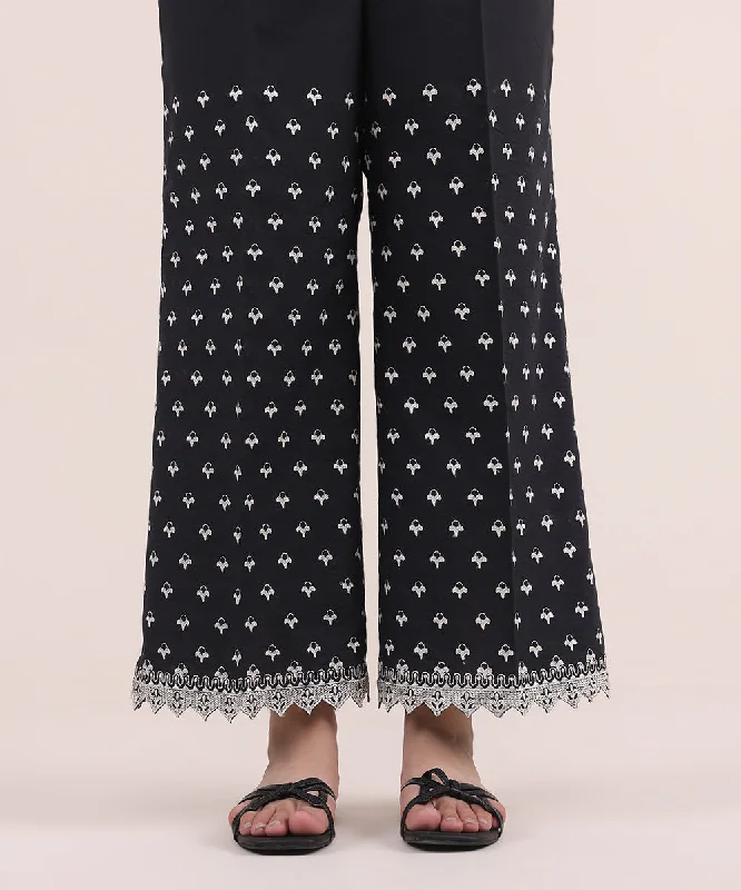 Embroidered Cambric Culottes