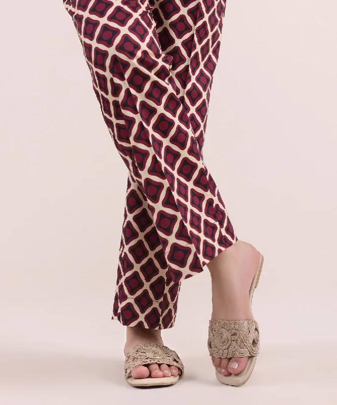 Printed Cotton Viscose Pants