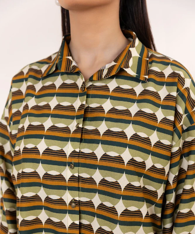 Printed Cotton Viscose Shirt