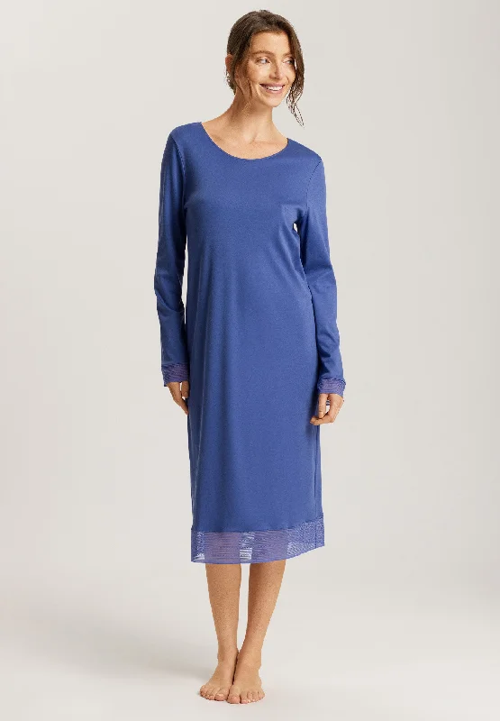 Sophie Long Sleeve Nightgown 110cm | Blue Horizon 74878-2546