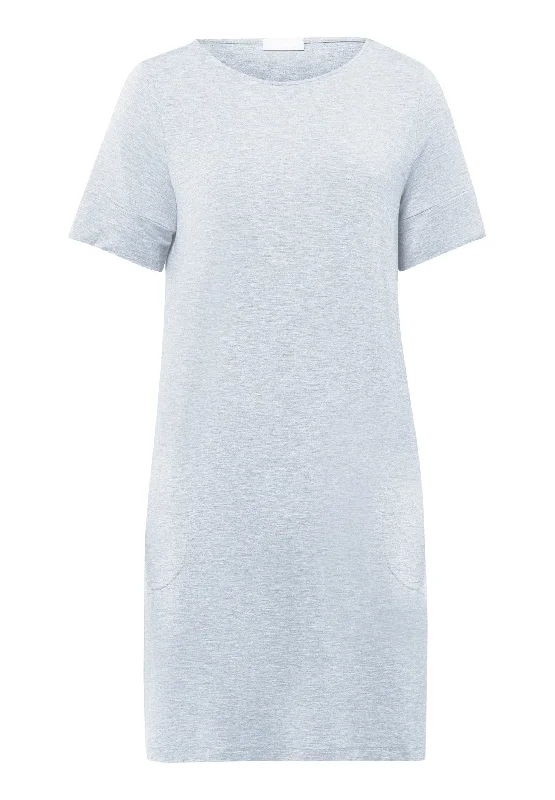 Natural Elegance Short Sleeve Nightdress 90cm | Whispering Blue 74949-2503