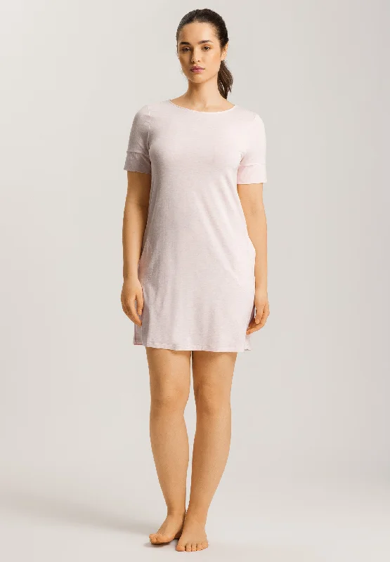 Natural Elegance Short Sleeve Nightdress 90cm | Rose Melange 74949-2899