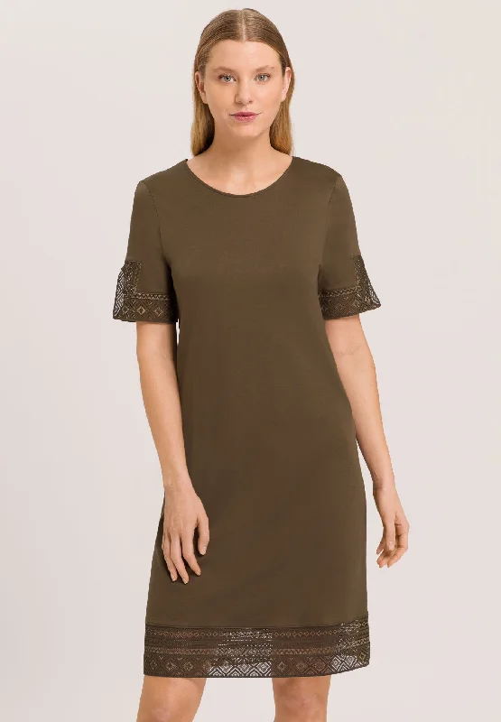 74980 Jona Short Sleeve Nightgown 100cm - 1775 Olive