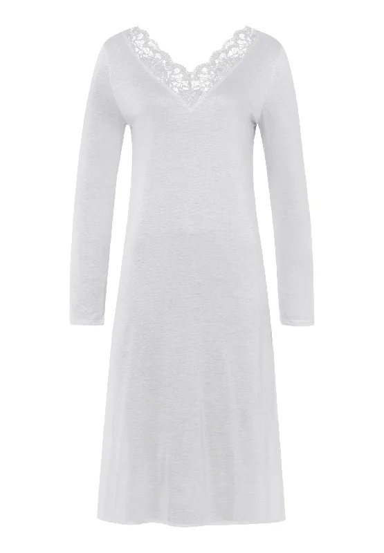 76233 Mae Long Sleeve Nightgown - 2654 Silver Grey