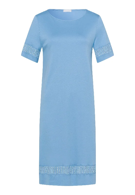 Gaia Short Sleeve Nightgown | Bonnie Blue 76536-1597