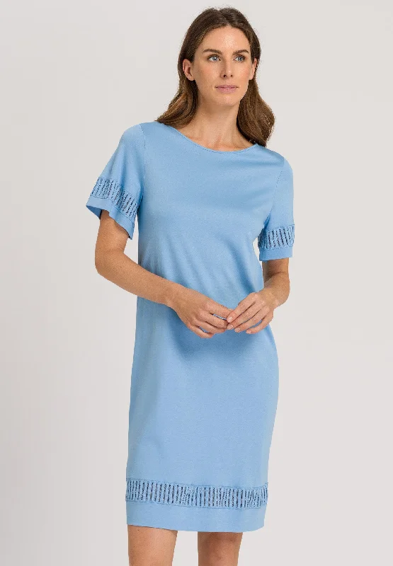 Gaia Short Sleeve Nightgown | Bonnie Blue 76536-1597