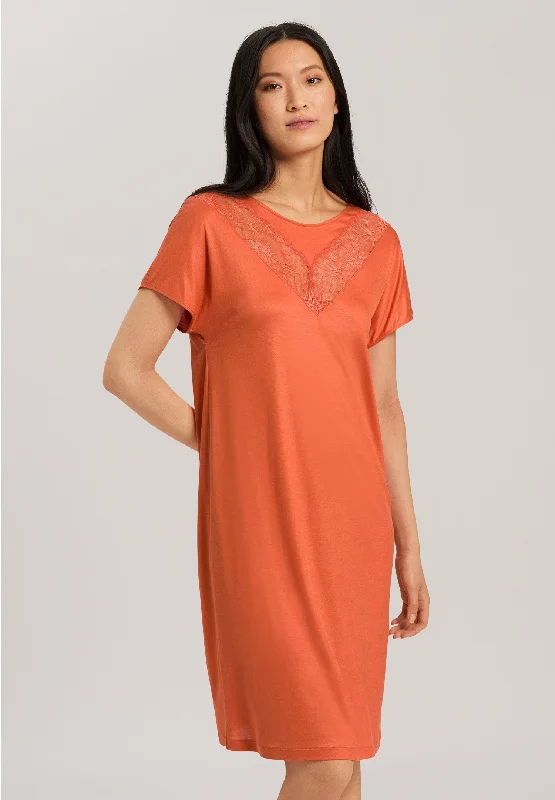 77972 Juna Short Sleeve Gown - 1279 Coral Gold