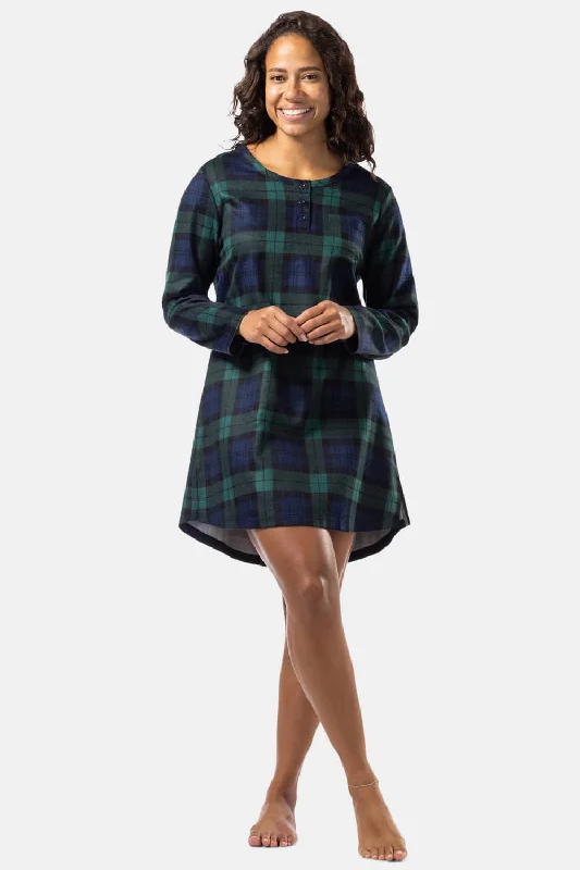 Green Navy Plaid / XS