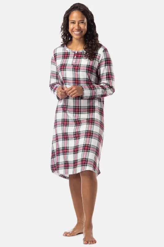 Red White Plaid / XL