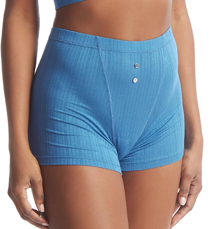 Hanky Panky MellowLuxe Boxer Brief (621252) - Storm Cloud Blue