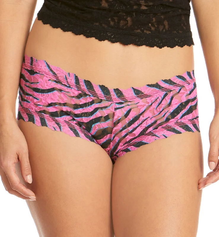 Hanky Panky Signature Lace Printed Boyshort (PR4812P) - Electric Zebra