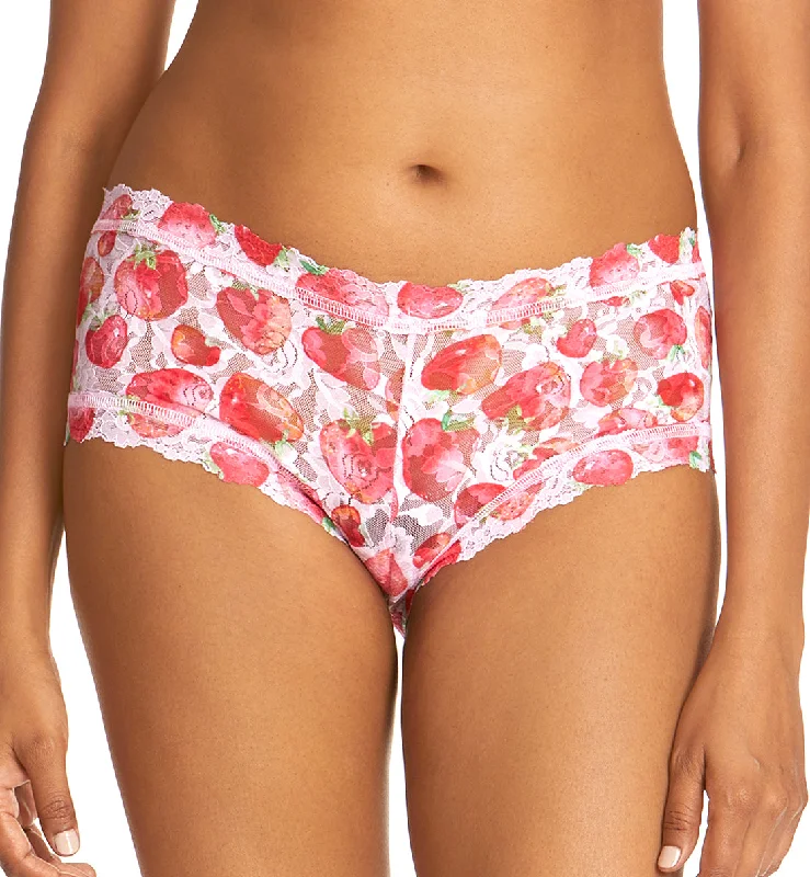 Hanky Panky Signature Lace Printed Boyshort (PR4812P) - Strawberry Fields