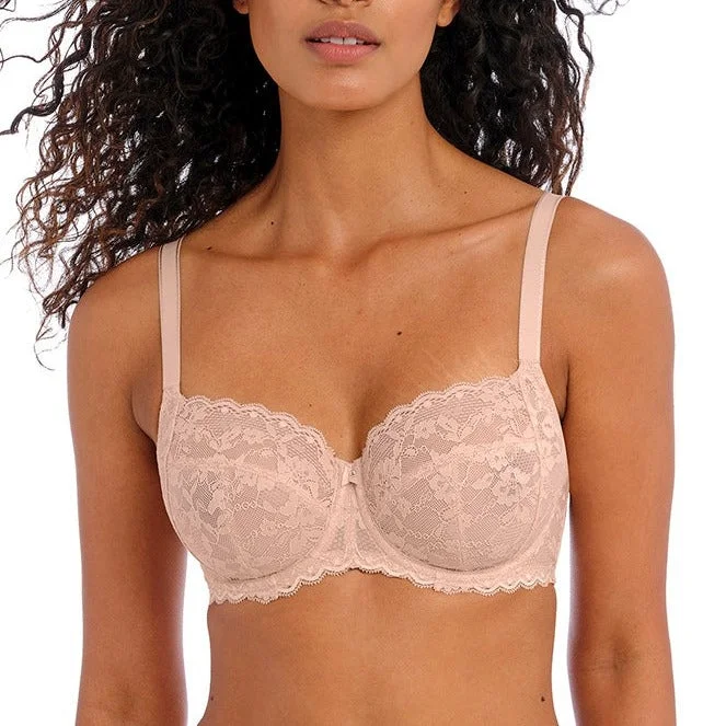 Offbeat Underwire Side Support Bra - AA5451 - Natural Beige