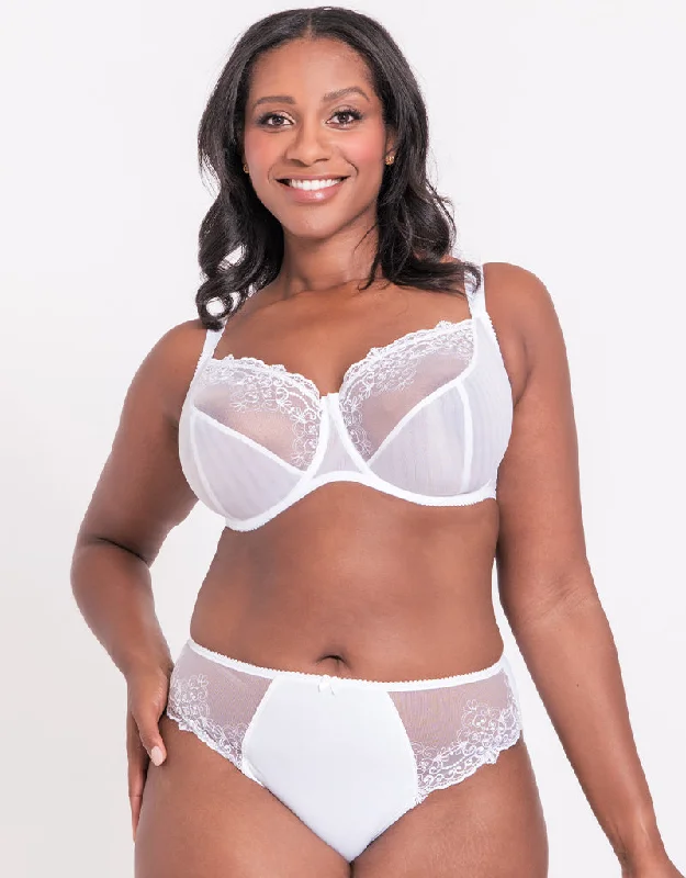 Adore Grace Balconette Bra White