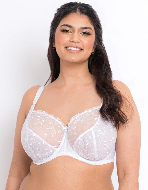 Adore Jasmin Balconette Bra White