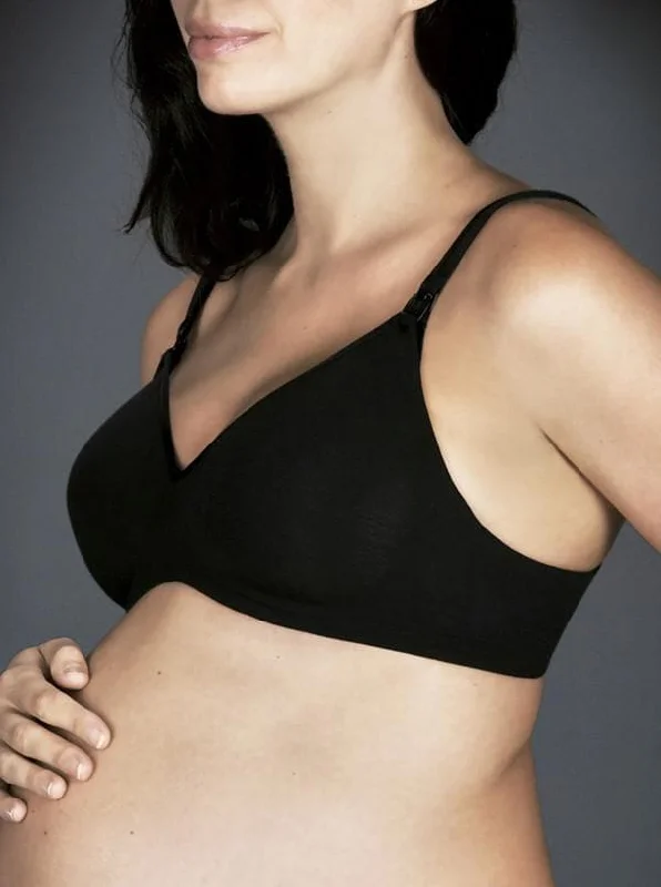 Berlei Barely There Cotton Maternity Bra In Black