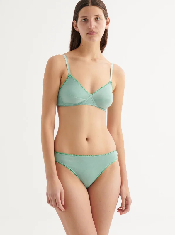 Araks: Stella Cotton Thong - Sage