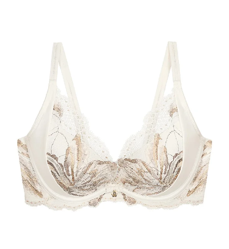 ARTISAN LACE DEEP V WIRED PUSH UP BRA 01