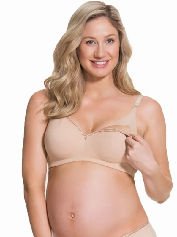 Cake Maternity Croissant Flexi Wire Nursing Bra - Nude