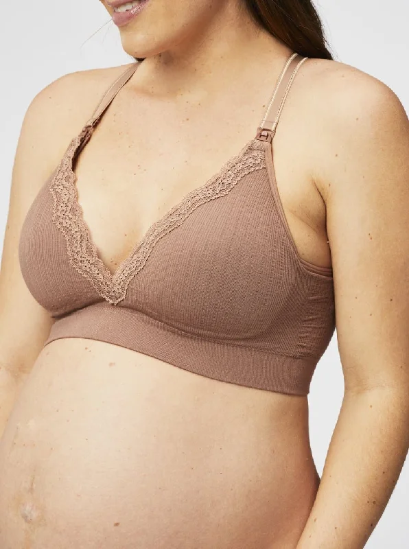 Cake Maternity Tutti Frutti Bamboo Nursing Black Bra