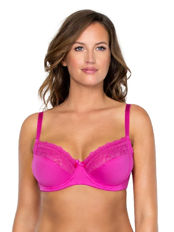 Casey Unlined Wire Bra - Fuchsia Rose - 2802