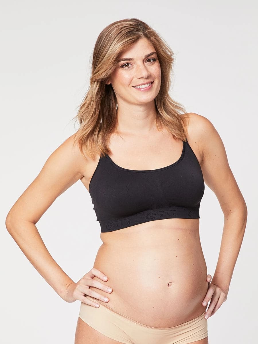 Cake Maternity Cotton Candy Nursing Bra - Black