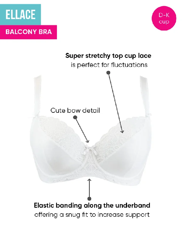 Curvy Kate Ellace Balcony Bra White