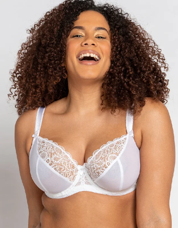 Curvy Kate Ellace Balcony Bra White