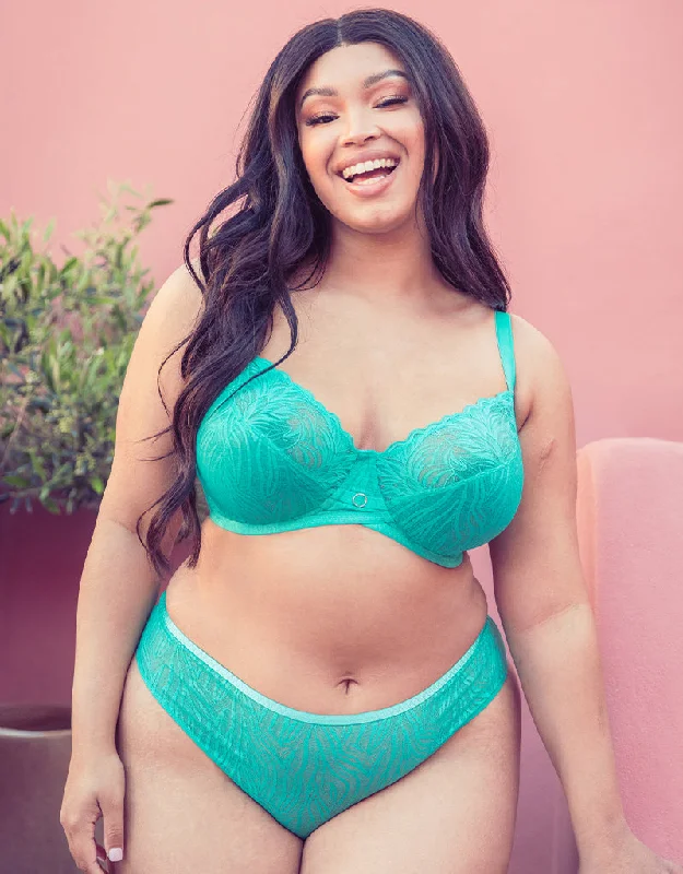 Curvy Kate Lace Daze Balcony Bra Blue Lagoon