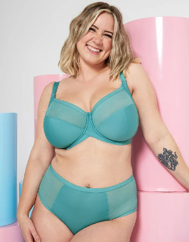 Curvy Kate WonderFully Full Cup Side Support Bra Mineral Blue