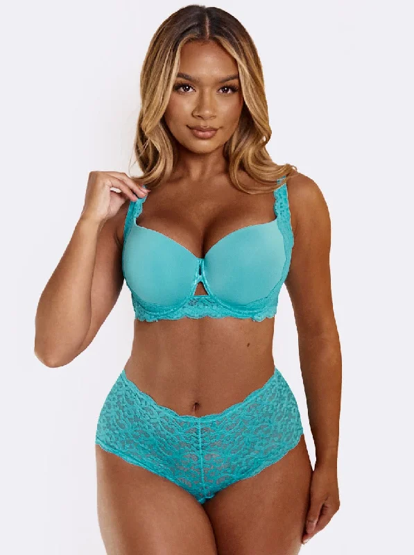 Daley Lace Bra : Bluebird Blue