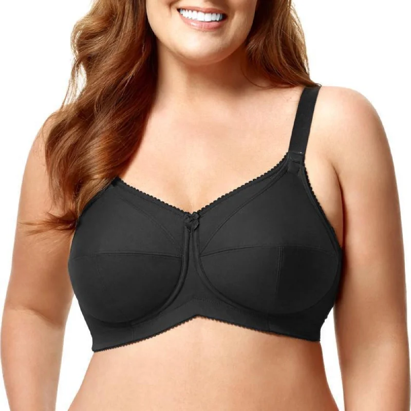 Cotton Soft Cup Nursing Bra 1613 - Black