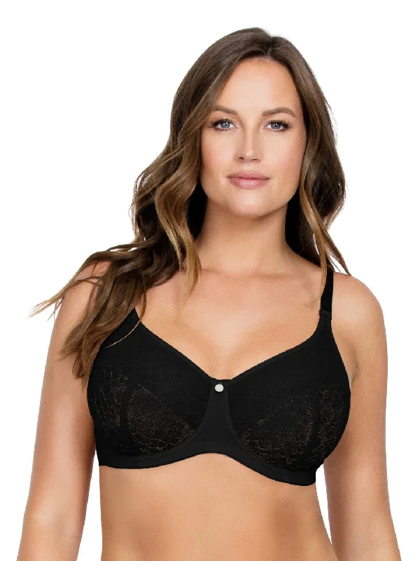 Enora Minimizer Bra - Black - P5272