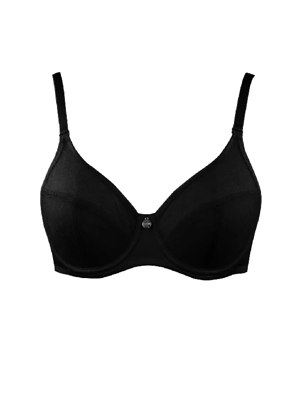 Enora Minimizer Bra - Black - P5272