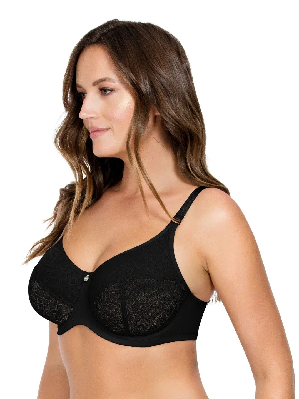 Enora Minimizer Bra - Black - P5272