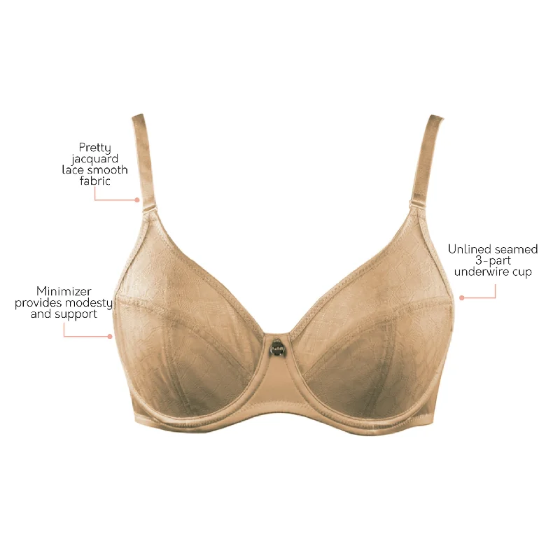 Enora Minimizer Bra - European Nude - P5272